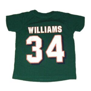 Ricky Williams Miami Dolphins Reebok Kids Youth T-shirt Sz. Small 4 New Tags Nfl